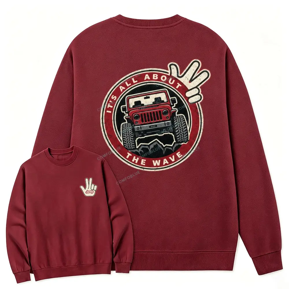 Retro It's The About The Wave Sweatshirt