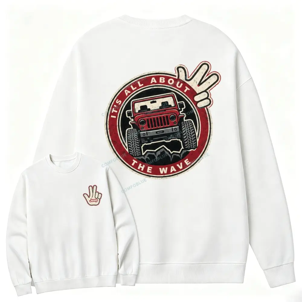 Retro It's The About The Wave Sweatshirt