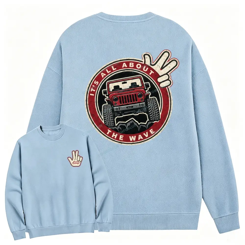 Retro It's The About The Wave Sweatshirt