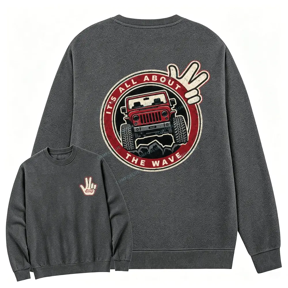 Retro It's The About The Wave Sweatshirt