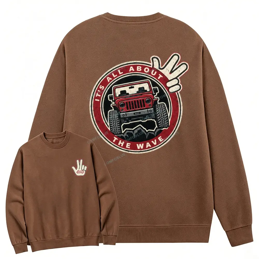 Retro It's The About The Wave Sweatshirt