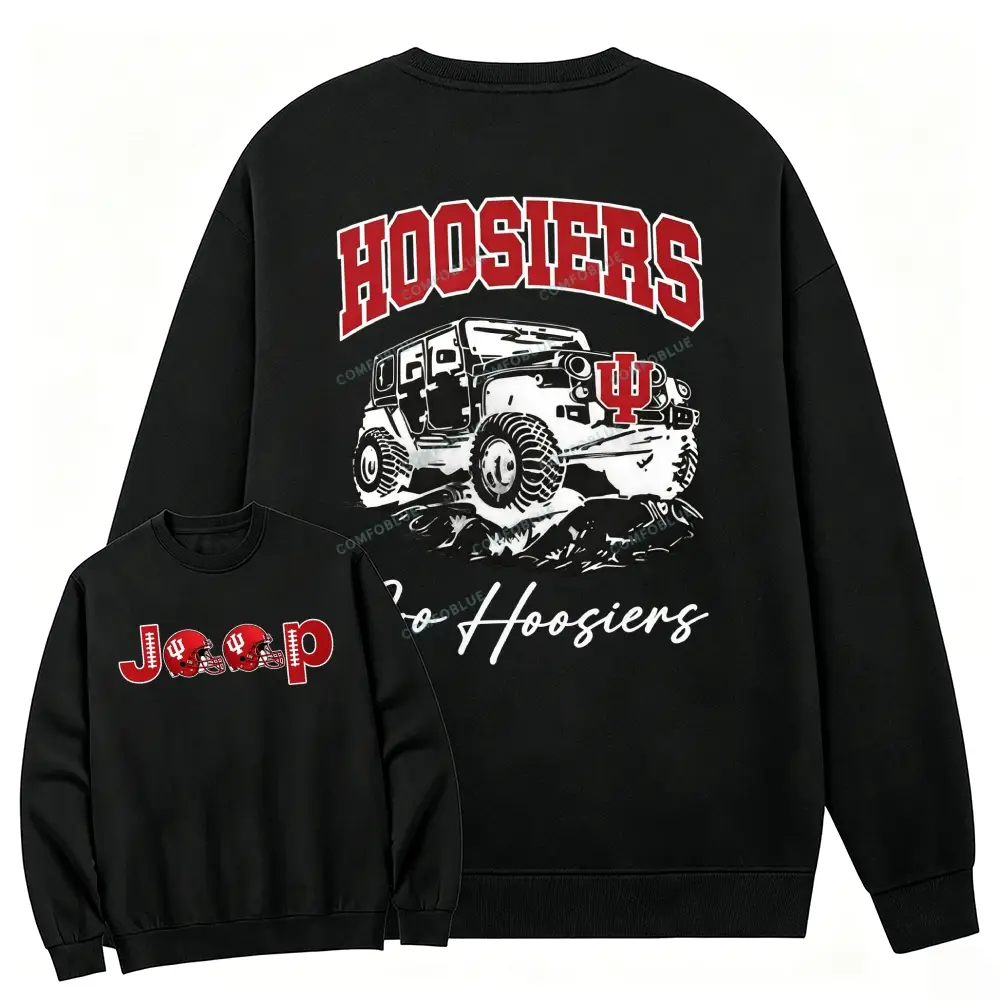 Indiana Hoosiers x Jp Fans Cotton Sweatshirt - Black · S - SLCFB260916934