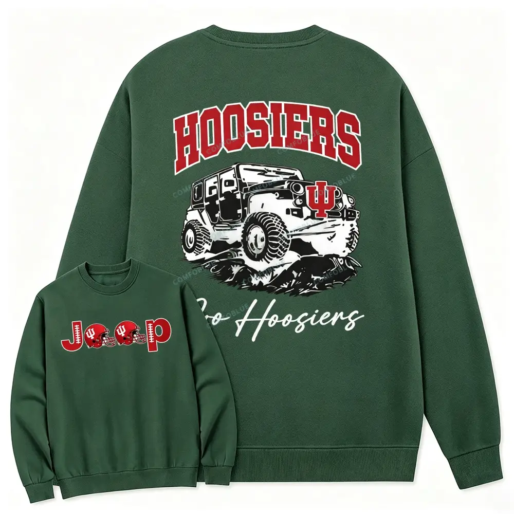 Indiana Hoosiers x Jp Fans Cotton Sweatshirt - Dark Green · S - SLCFB260916934