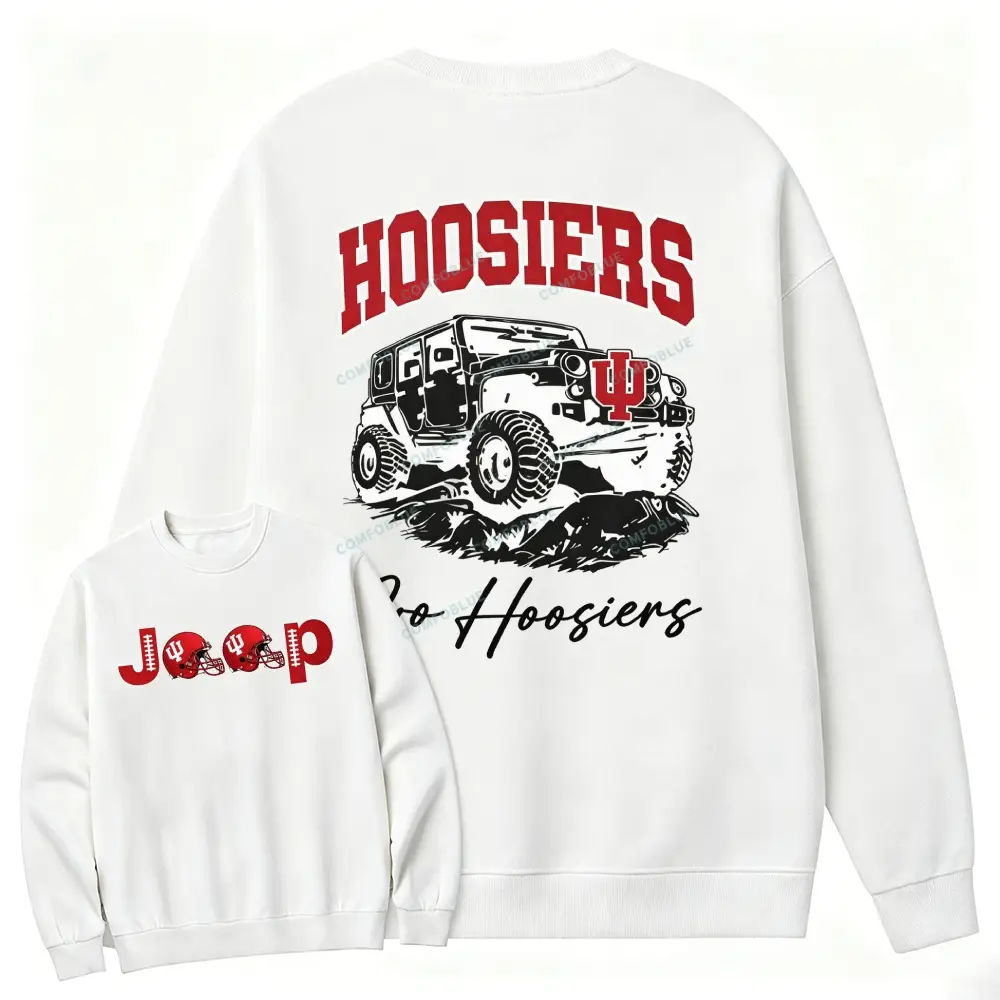 Indiana Hoosiers x Jp Fans Cotton Sweatshirt - White · S - SLCFB260916934