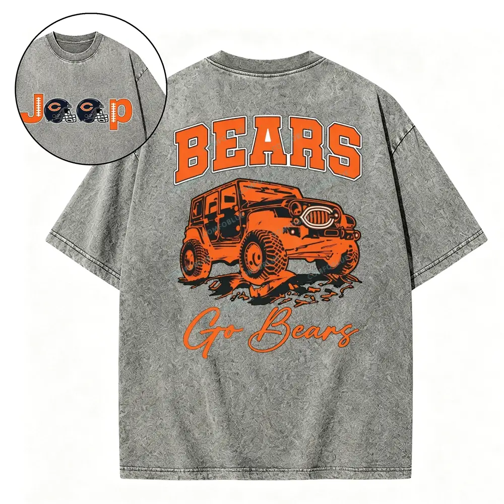 Chicago Bears x Jp go Bears Washed Tshirt