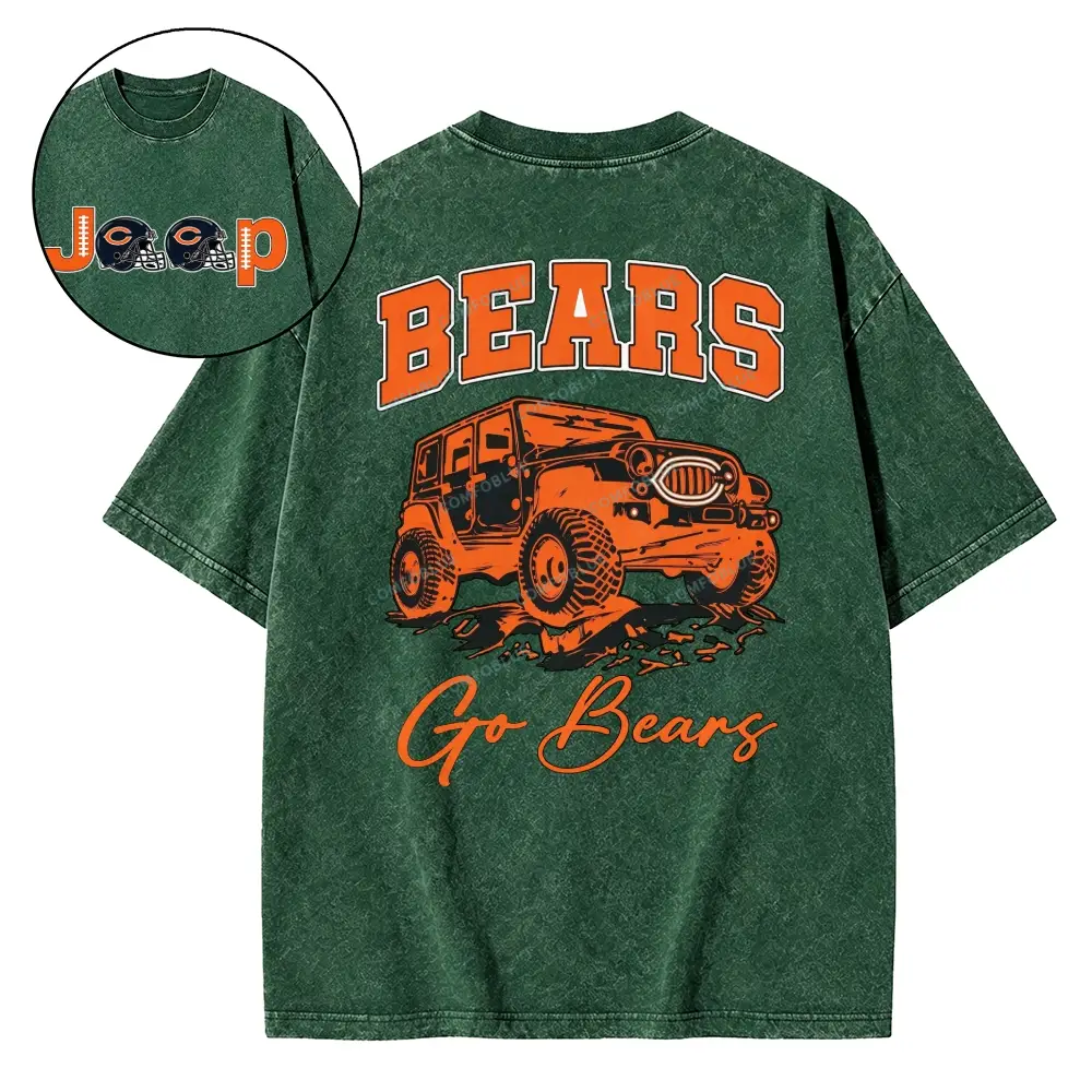 Chicago Bears x Jp go Bears Washed Tshirt