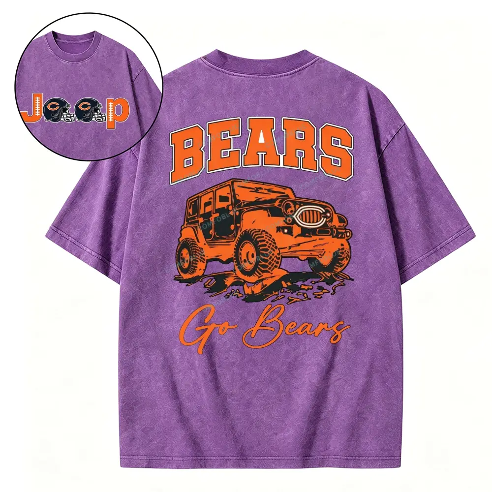 Chicago Bears x Jp go Bears Washed Tshirt