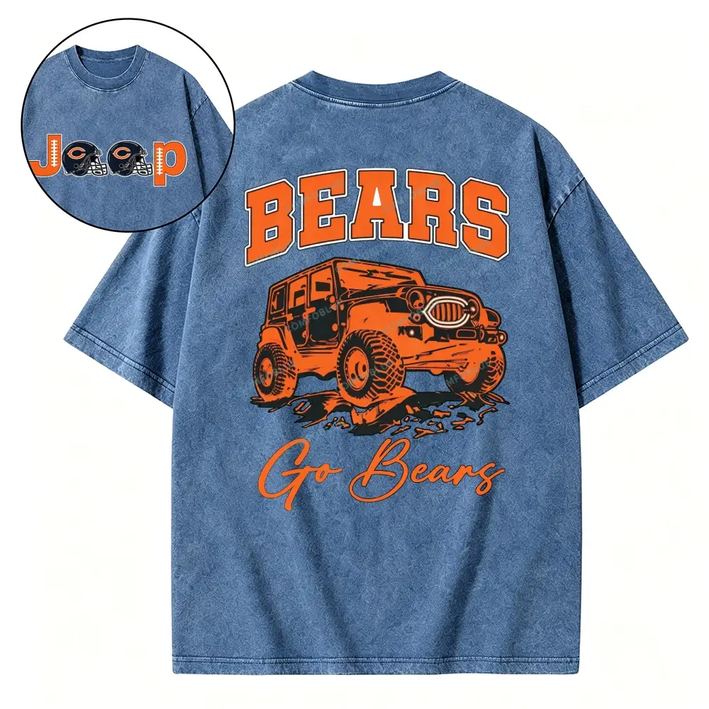 Chicago Bears x Jp go Bears Washed Tshirt
