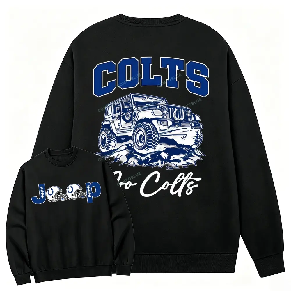 Indianapolis Colts Cotton Sweatshirt - Black · S - SLCFB260917143
