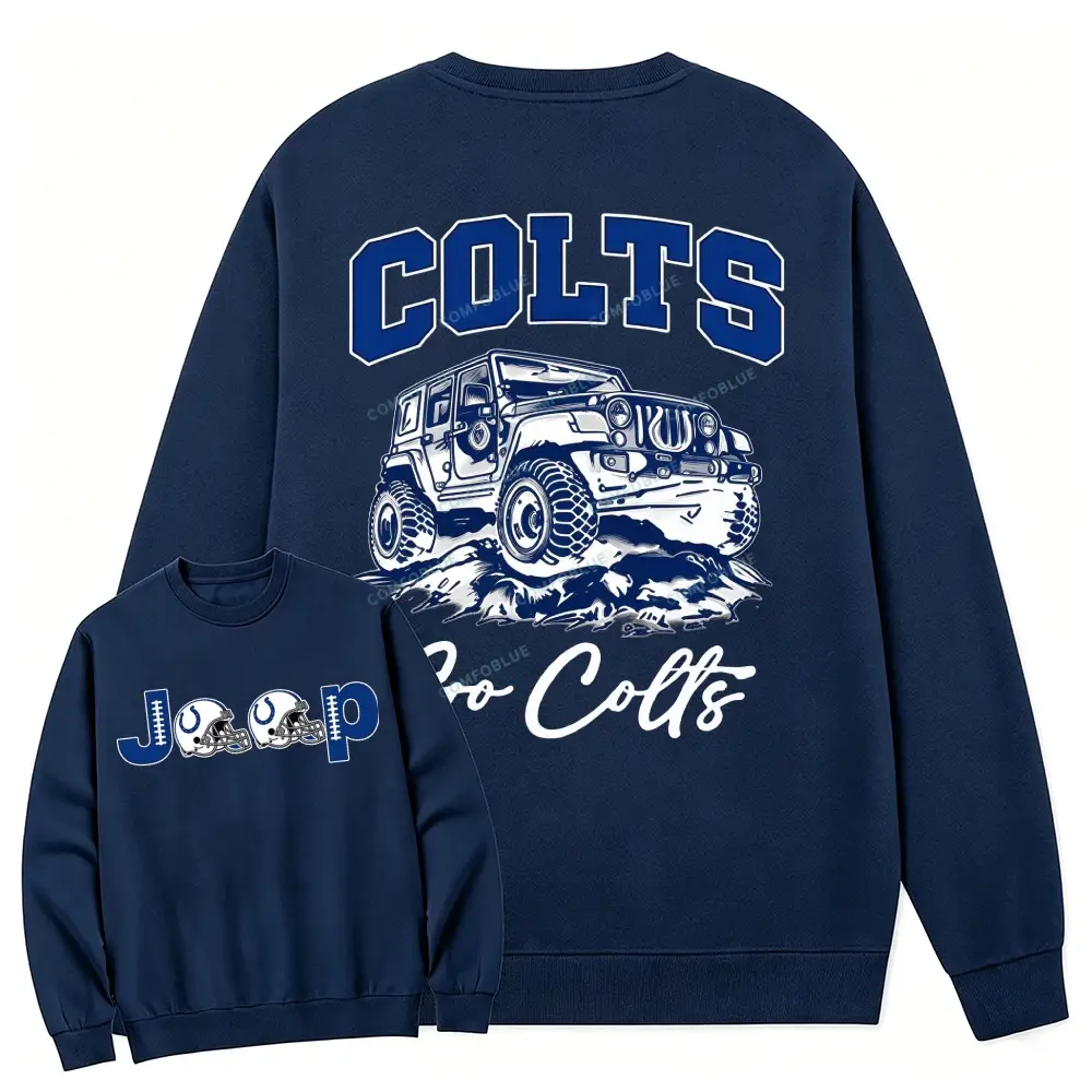 Indianapolis Colts Cotton Sweatshirt - Navy · S - SLCFB260917143