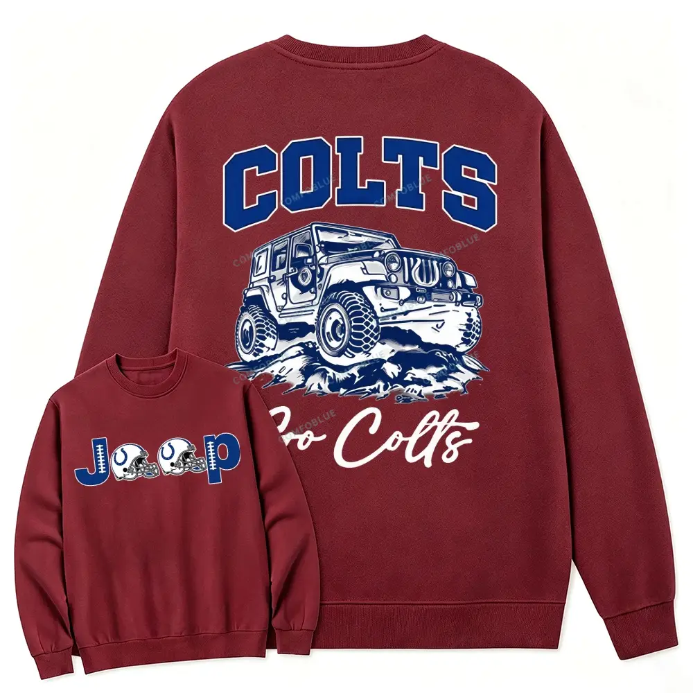 Indianapolis Colts Cotton Sweatshirt - Dark Red · S - SLCFB260917143