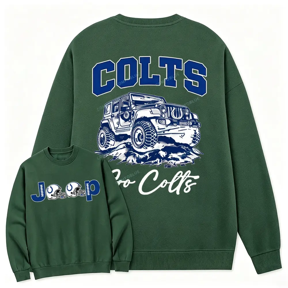 Indianapolis Colts Cotton Sweatshirt - Dark Green · S - SLCFB260917143