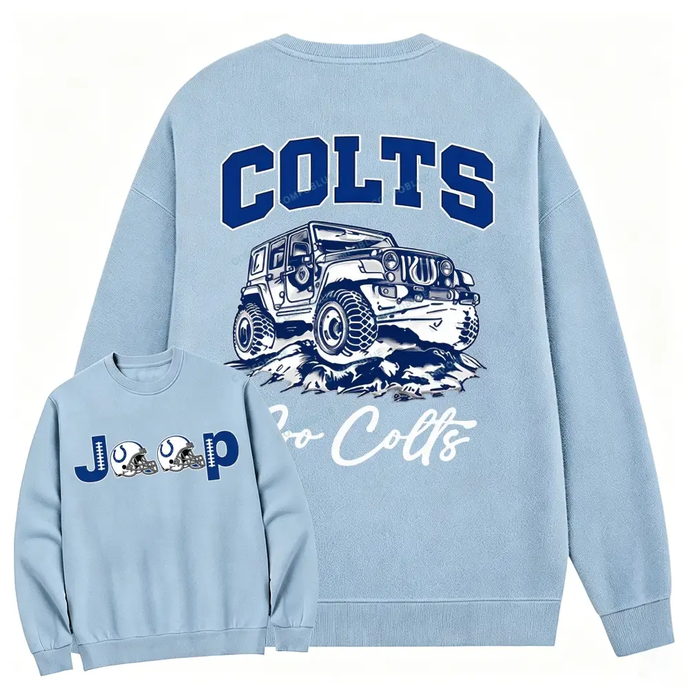 Indianapolis Colts Cotton Sweatshirt - Light Blue · S - SLCFB260917143