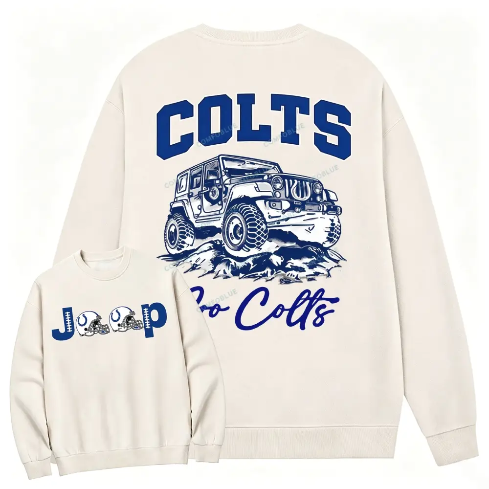 Indianapolis Colts Cotton Sweatshirt - Beige · S - SLCFB260917143