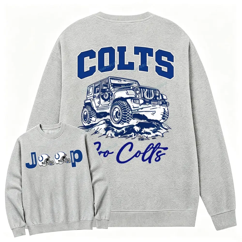 Indianapolis Colts Cotton Sweatshirt - Light Grey · S - SLCFB260917143
