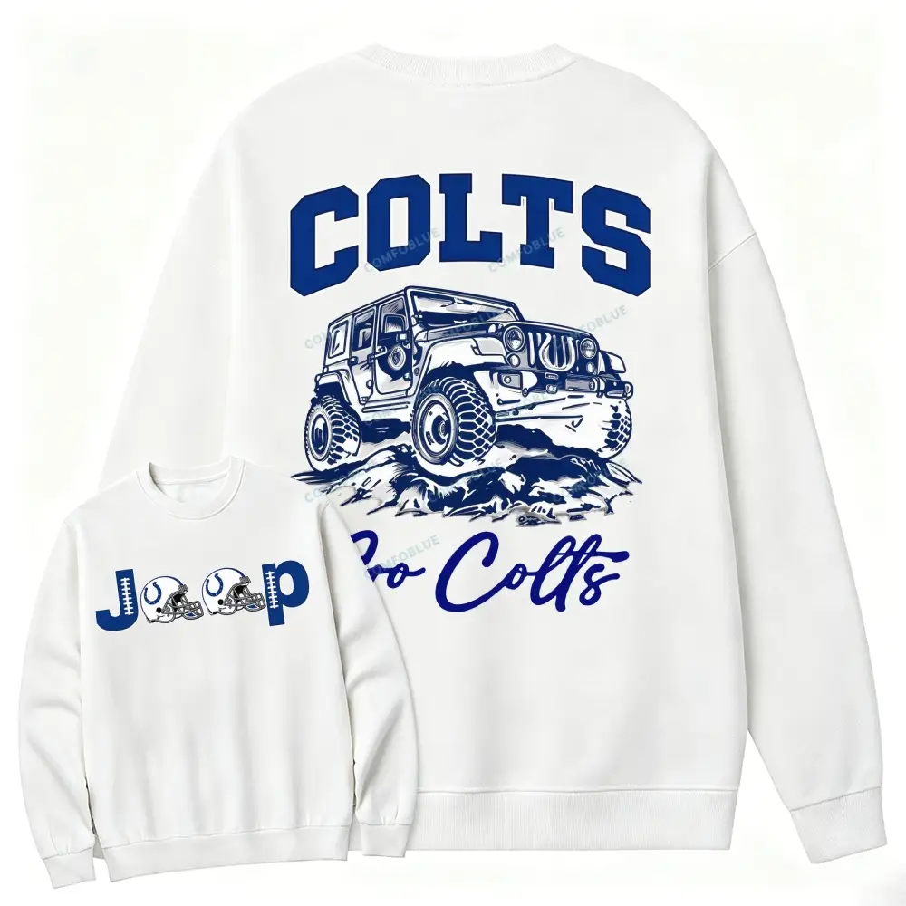 Indianapolis Colts Cotton Sweatshirt - White · S - SLCFB260917143