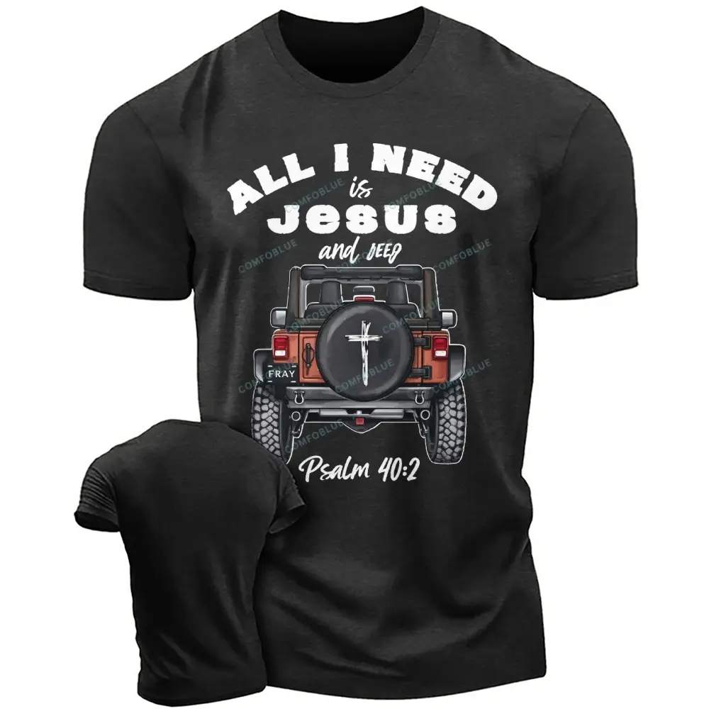 All I Need is Jesus and My Jp T-shirts - Black · S - SLCFB260917156
