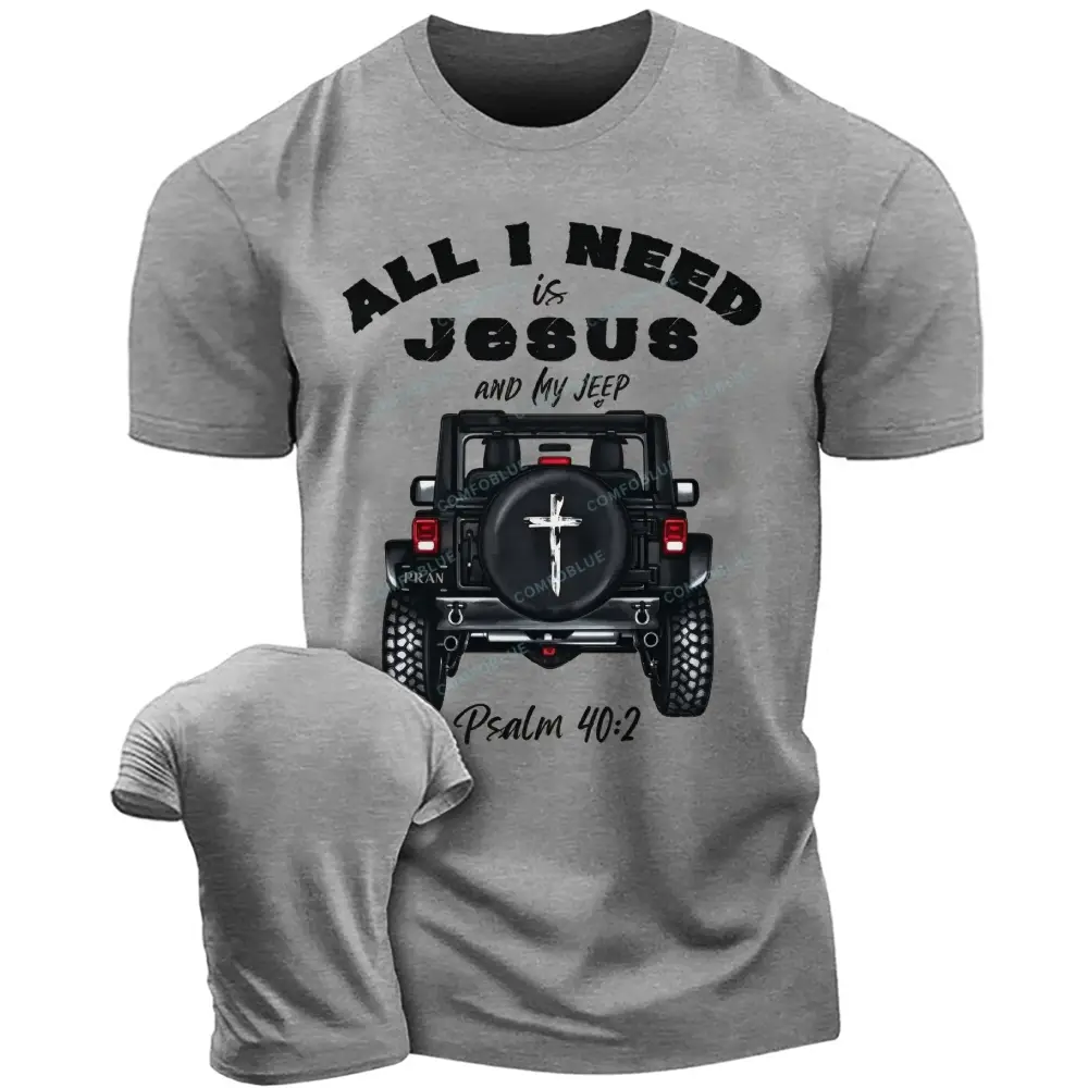 All I Need is Jesus and My Jp T-shirts - LightGrey · S - SLCFB260917156