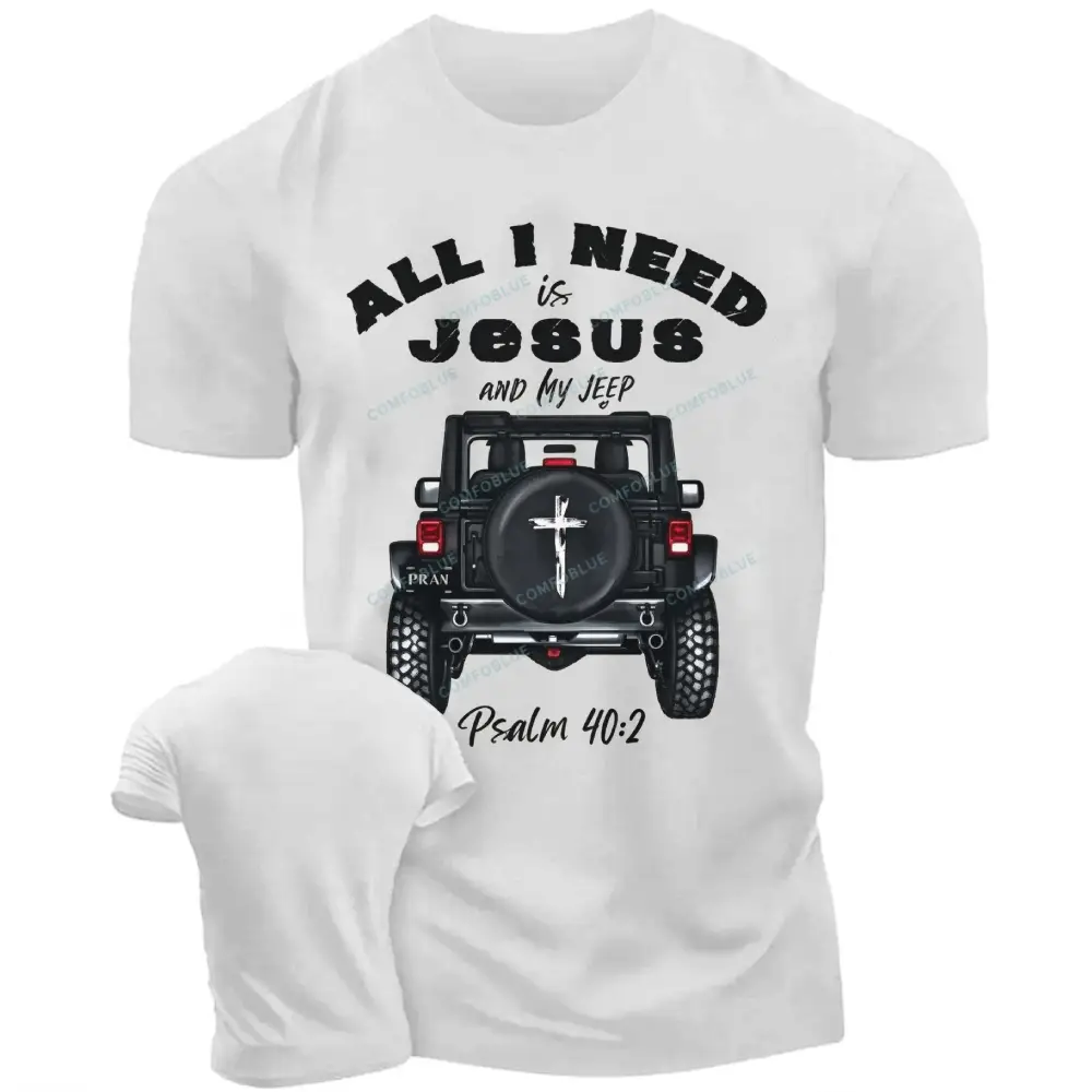All I Need is Jesus and My Jp T-shirts - White · S - SLCFB260917156