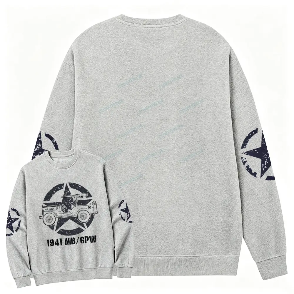 1941 Willys Jp Army Star Unisex Sweatshirt