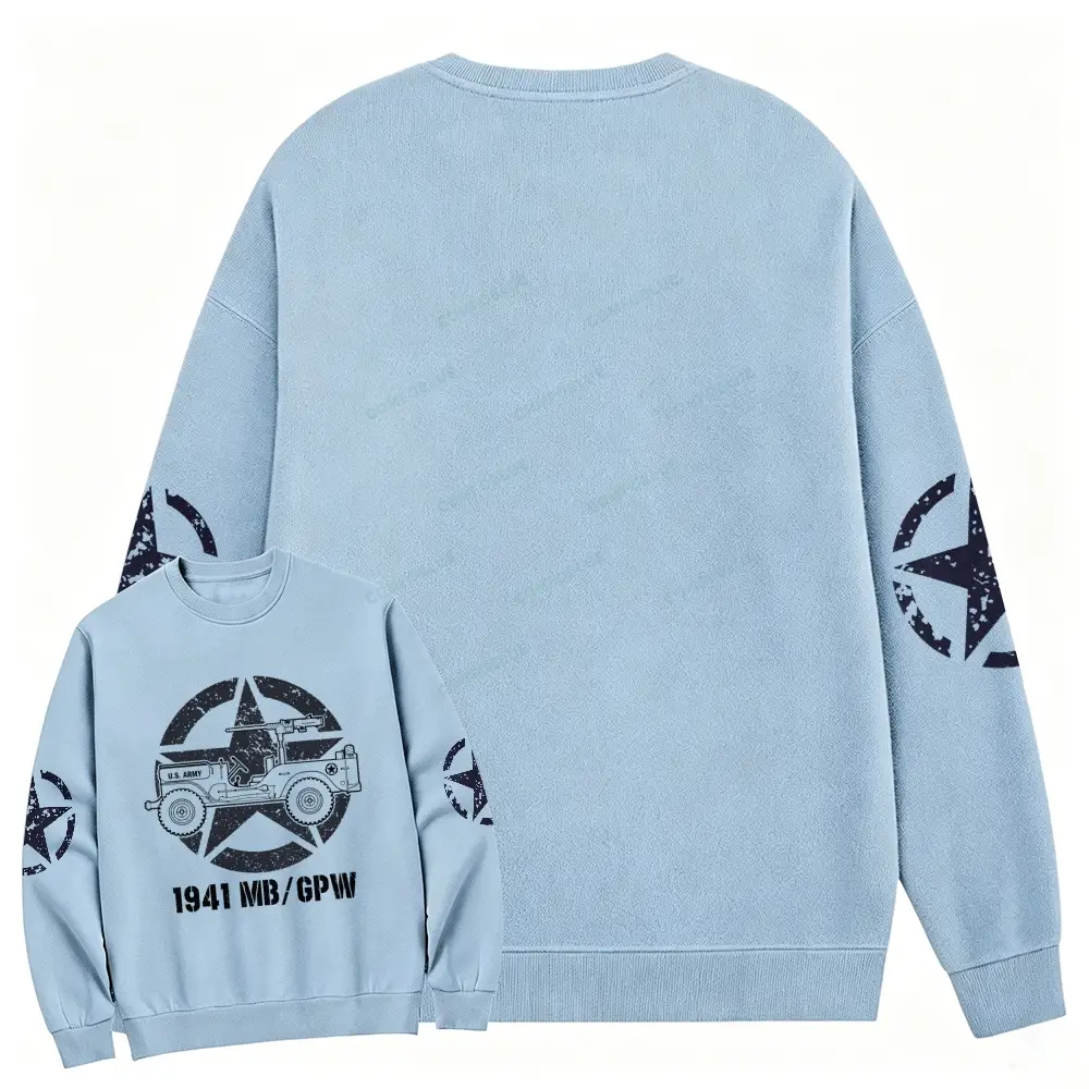 1941 Willys Jp Army Star Unisex Sweatshirt