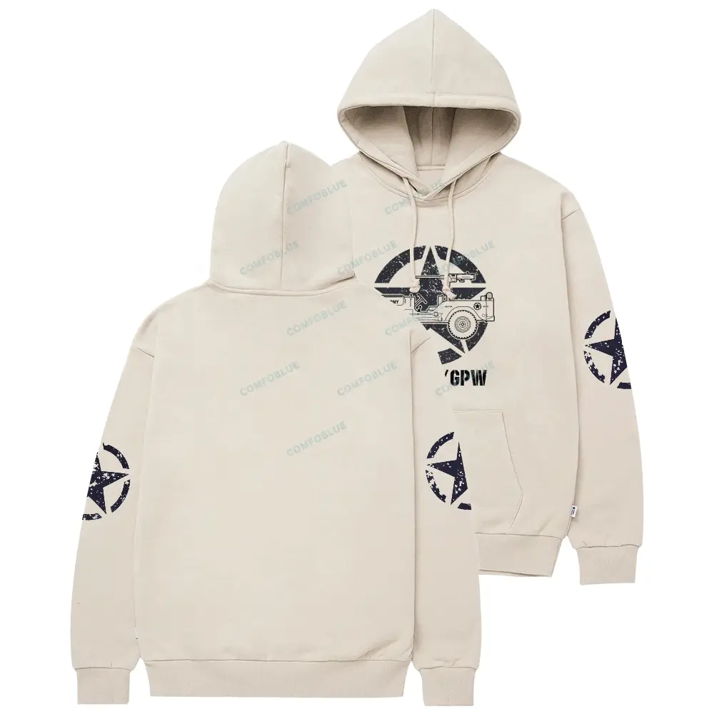 1941 Willys Jp Army Star Unisex Hoodie 