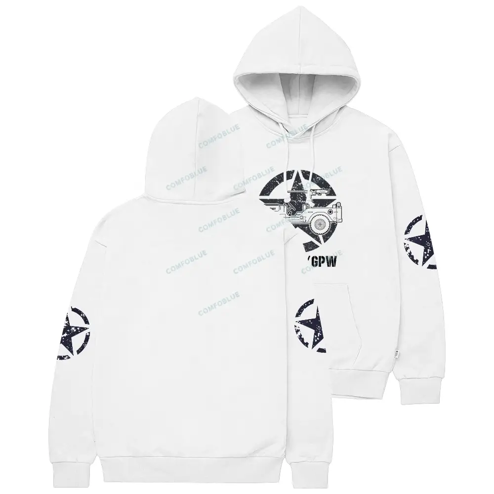 1941 Willys Jp Army Star Unisex Hoodie 