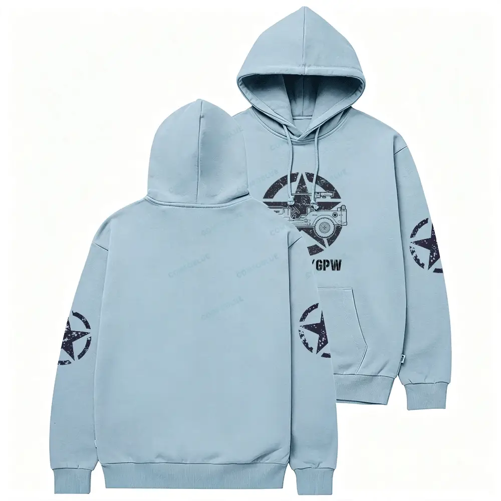 1941 Willys Jp Army Star Unisex Hoodie 