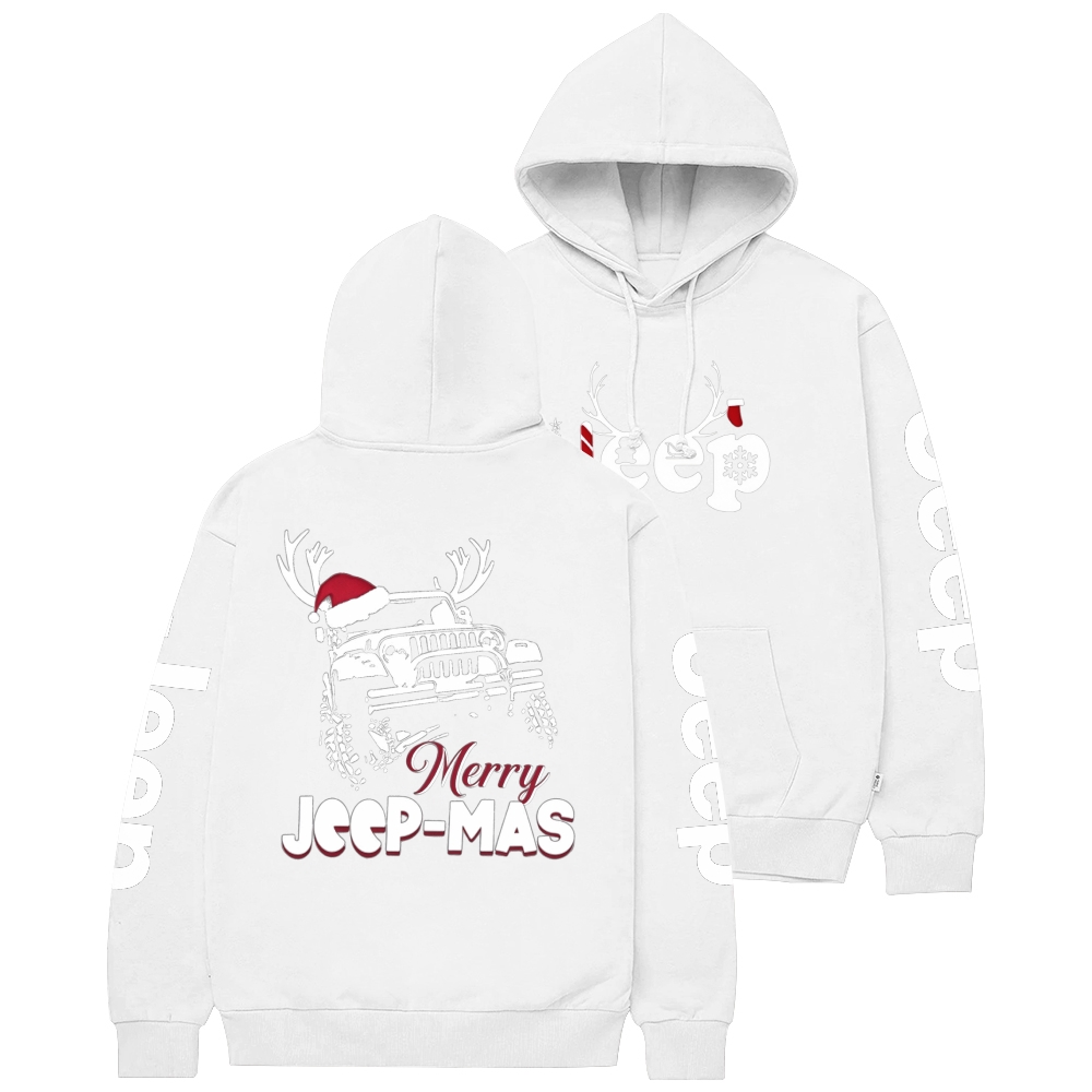 Merry Jp-Mas Elk Christmas Jp Unisex Casual Hoodie