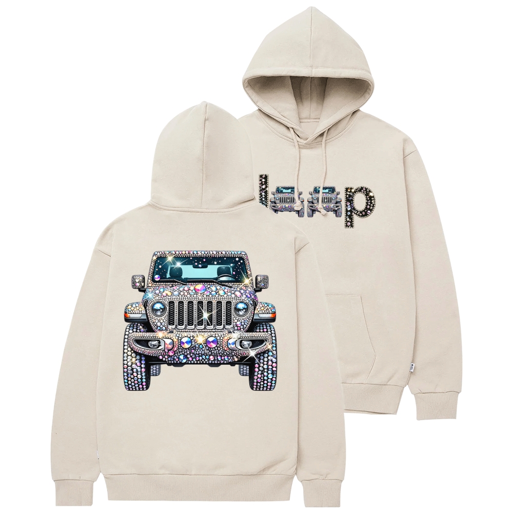 Bling Sparkle Rhinestone Unisex Hoodie