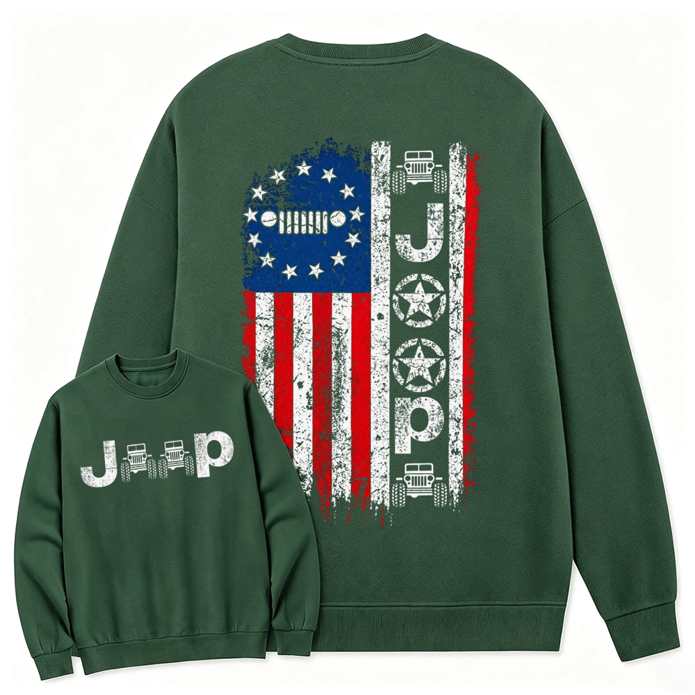 Patriotic Jp Off-Road Cotton Sweatshirt