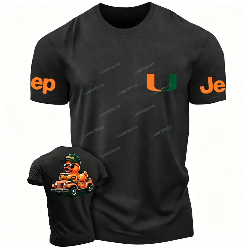 University of Miami Duck Jp Unisex T-shirt