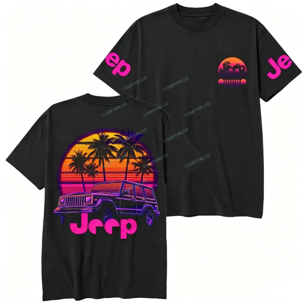 Palm Trees Beach Jp Unisex T-shirt