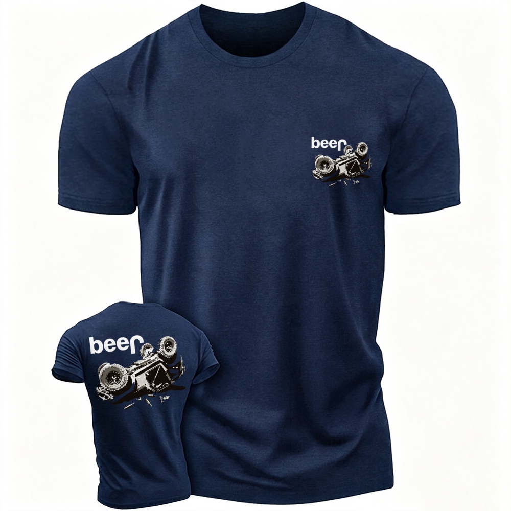 Funny Beer Overturn Unisex T-shirt