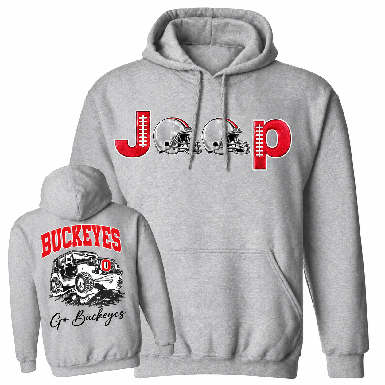 Ohio State Buckeyes x Jp fans Unisex Cotton Hoodie