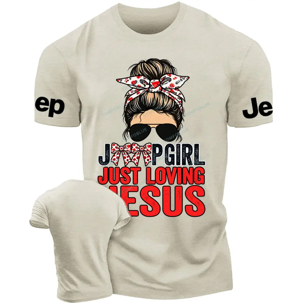 Jp Girls Love Jesus Cotton T-shirt