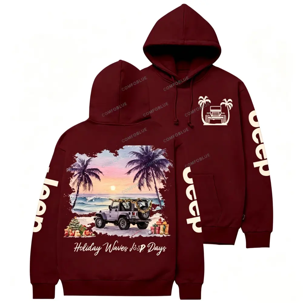 Holiday Waves Car Days Jp Casual Hoodie