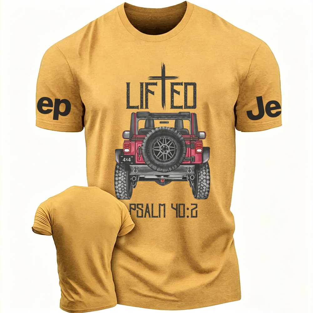 Christian "Lifted" 4x4 Truck Offroad Jp Unisex T-Shirt