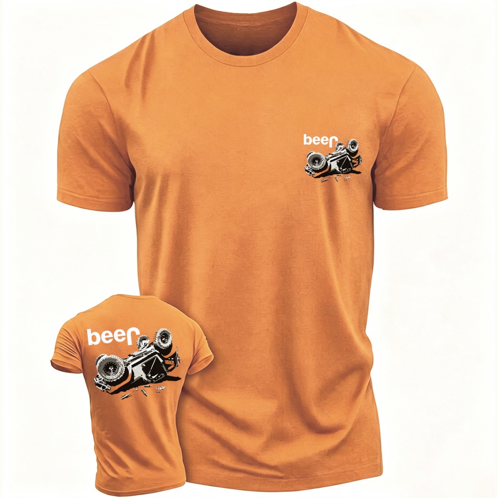 Funny Beer Overturn Unisex T-shirt