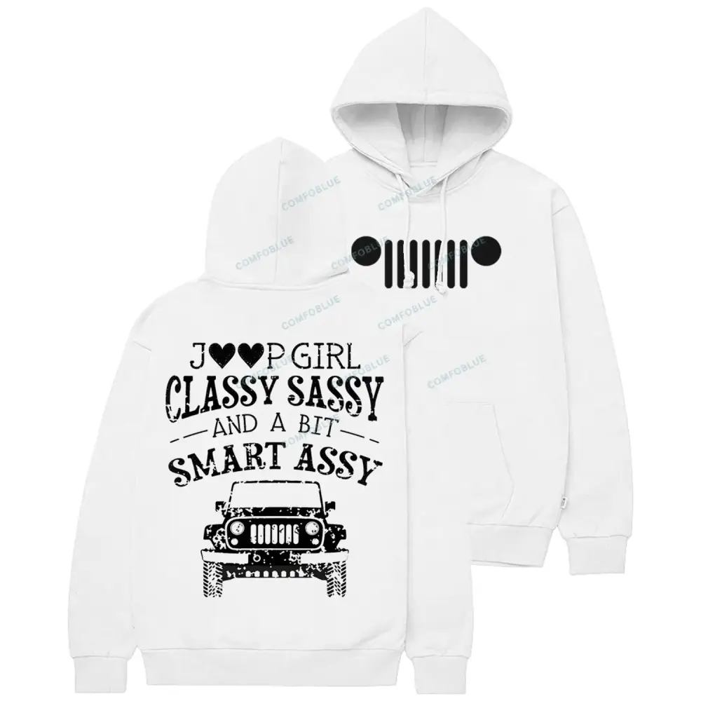 Jp Girl Classy Sassy Smart Assy Cotton Hoodie
