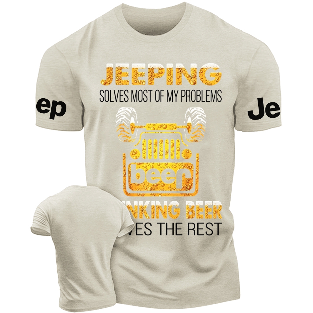 Drinking Beer Solves The Rest Jp Unisex T-shirt
