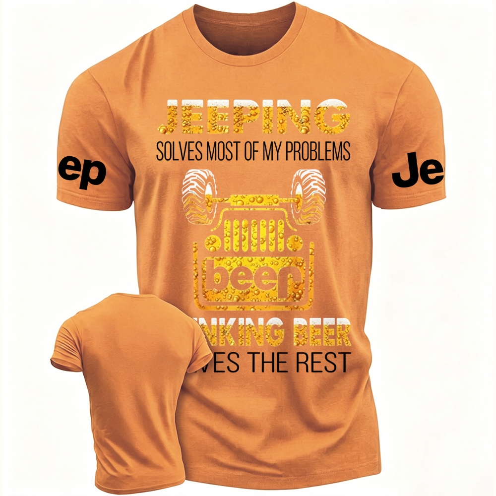 Drinking Beer Solves The Rest Jp Unisex T-shirt