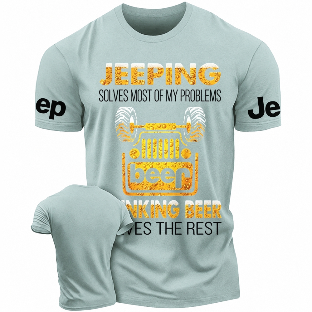 Drinking Beer Solves The Rest Jp Unisex T-shirt