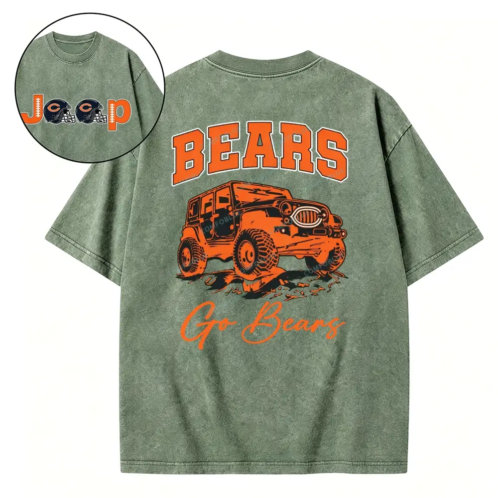 Chicago Bears x Jp go Bears Washed Tshirt