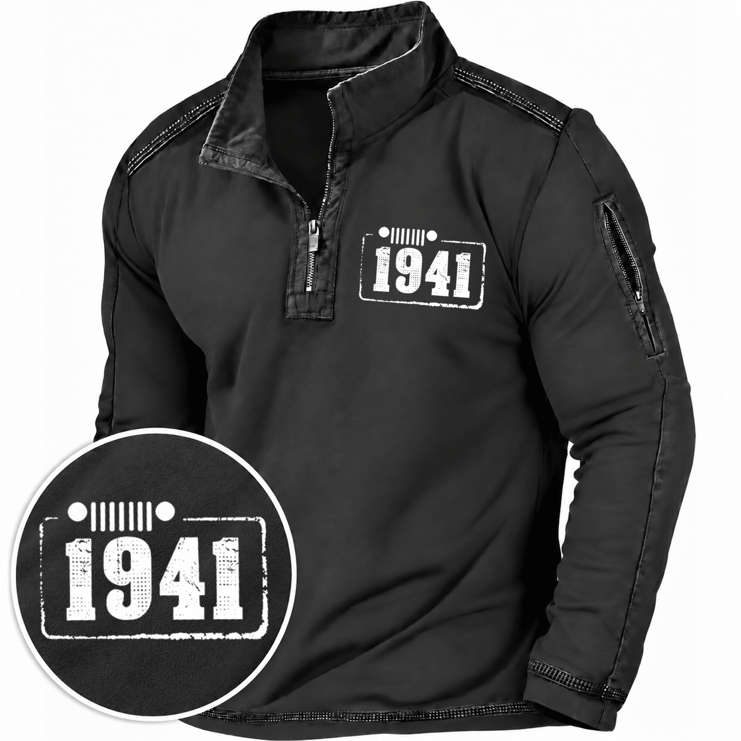 Since 1941 Jp Quarter-Zip Sweatshirt