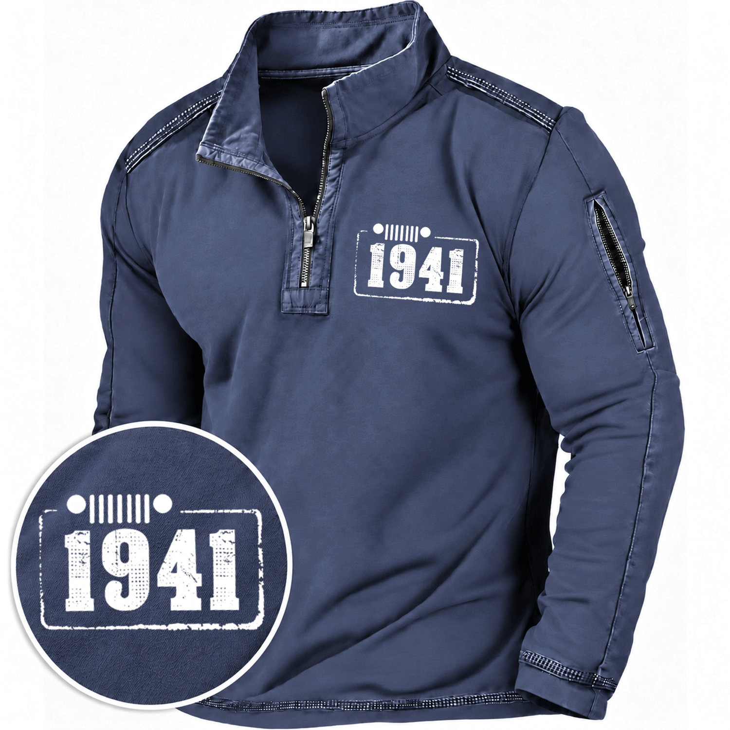 Since 1941 Jp Quarter-Zip Sweatshirt