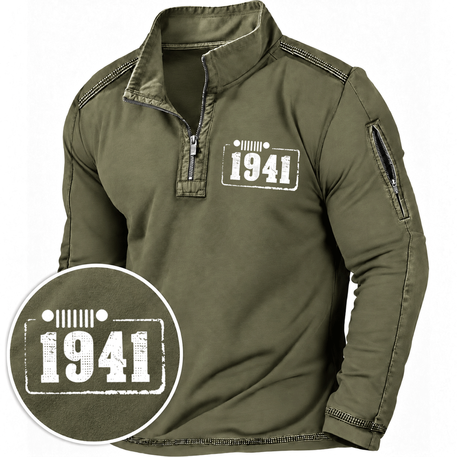 Since 1941 Jp Quarter-Zip Sweatshirt