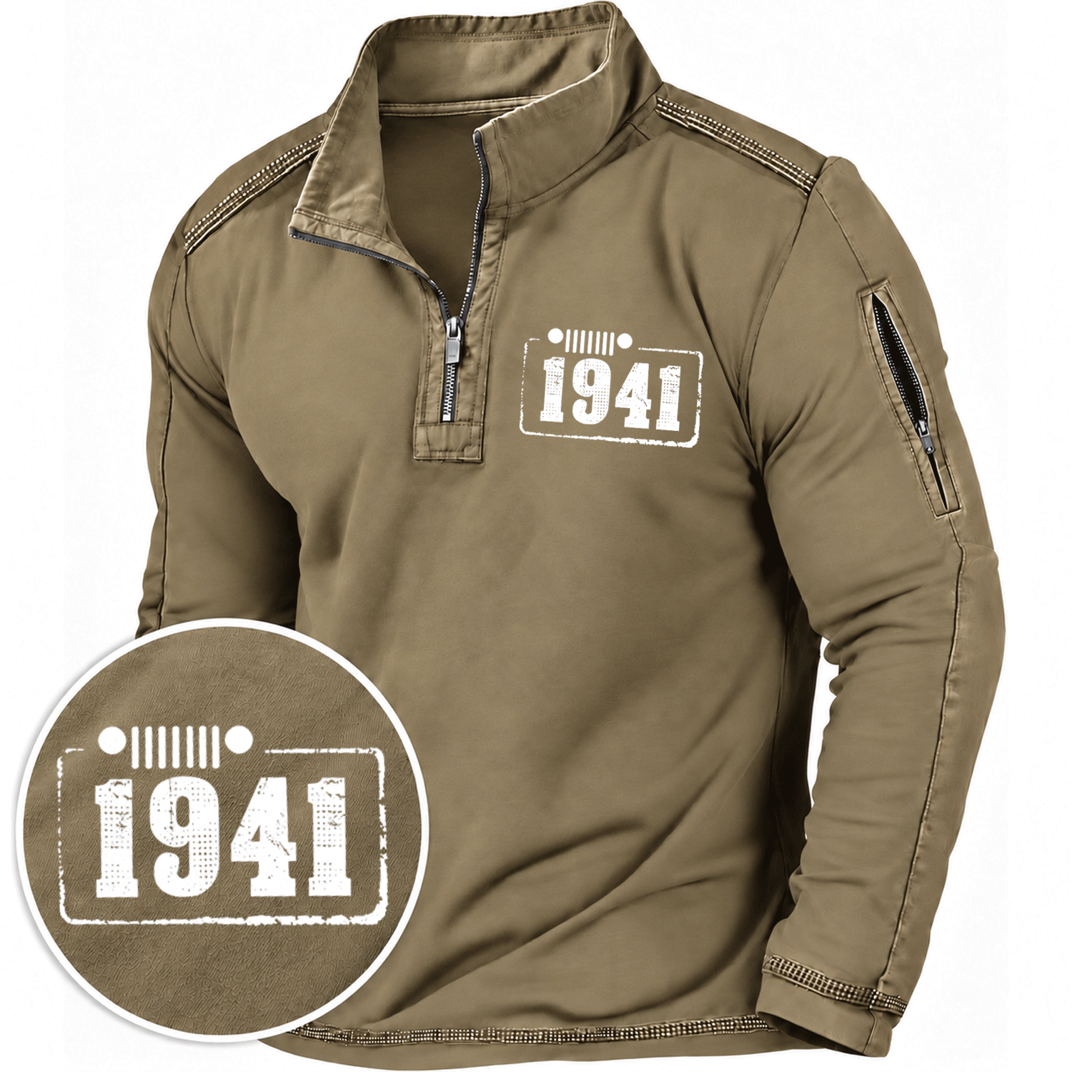 Since 1941 Jp Quarter-Zip Sweatshirt