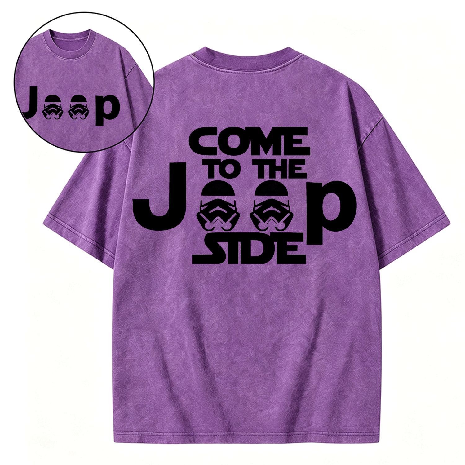 Come to the Jp Side Halloween Dark Star Washed T-Shirt