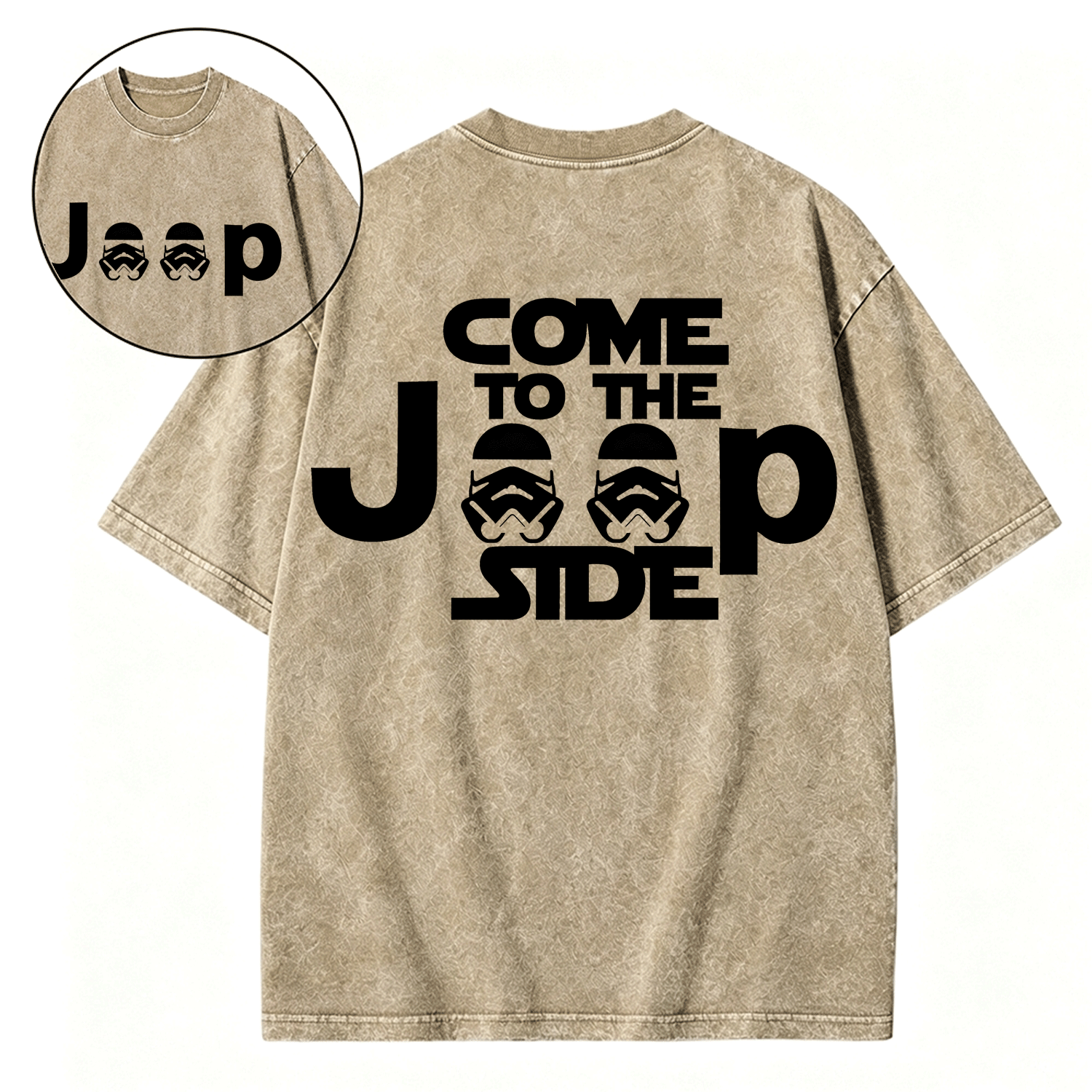 Come to the Jp Side Halloween Dark Star Washed T-Shirt